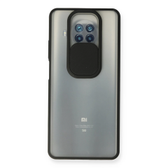 Xiaomi Mi 10t Lite Kılıf Palm Buzlu Kamera Sürgülü Silikon - Siyah