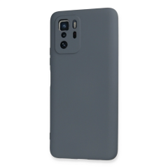 Xiaomi Poco X3 Gt Kılıf Nano İçi Kadife Silikon - Gri