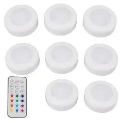 Powermaster Pm-27186 Led Mobilya Merdiven Pilli Aydınlatma 3m Yapışkanlı Kumandalı Rgb + 4000k (8'li Paket)