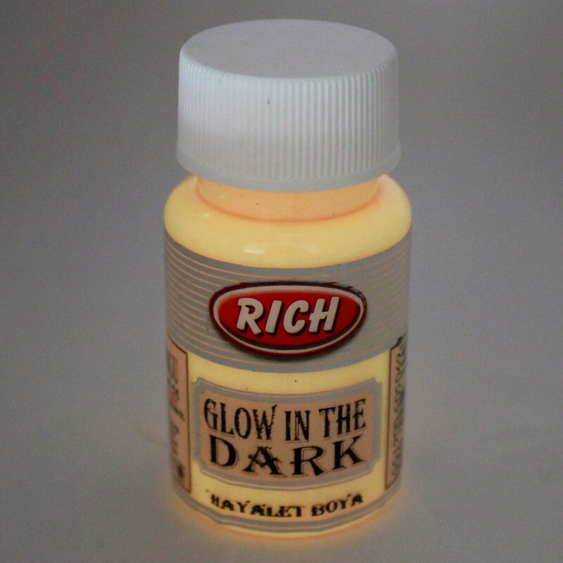 Glow in the Dark Gece Parlayan Hayalet Boya 50cc Turuncu