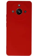 Newface Realme 11 Pro Kılıf Nano İçi Kadife Silikon - Kırmızı