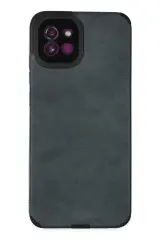 Newface Samsung Galaxy A03 Kılıf Loop Deri Silikon - Lacivert
