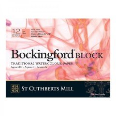 Bockingford Hot Press Suluboya Blok 31x41cm 300gr 12 Yaprak