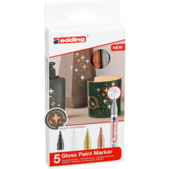 Gloss Paint Marker - 5'li - 1-2mm