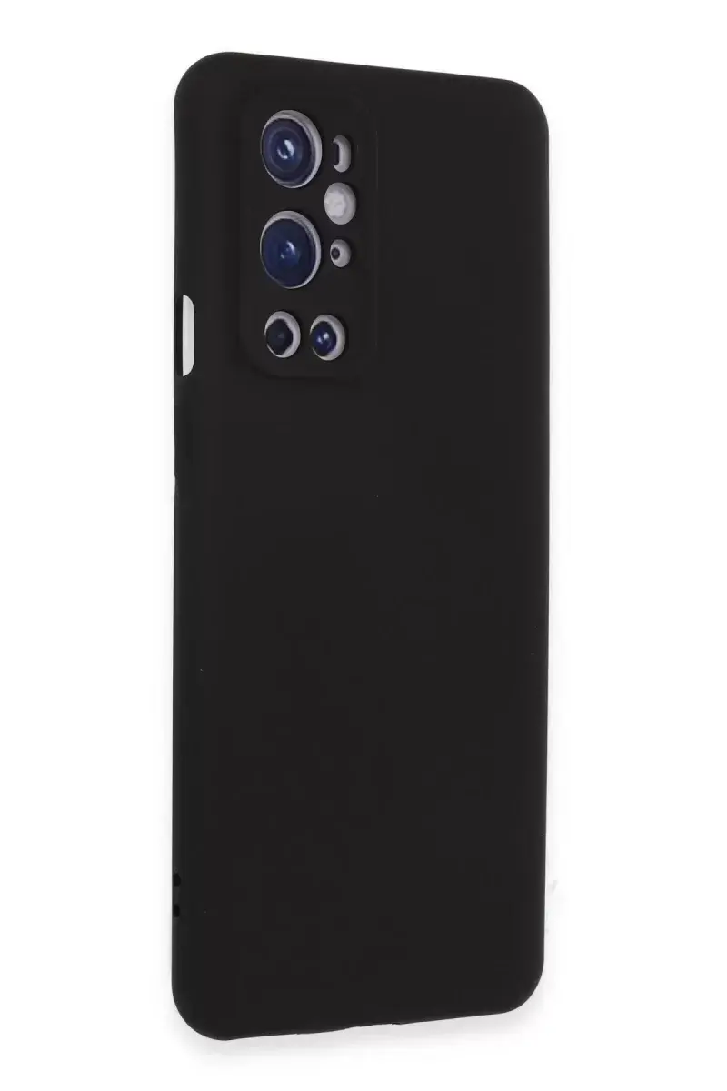 Newface One Plus 9 Pro Kılıf Nano İçi Kadife Silikon - Siyah