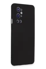 Newface One Plus 9 Pro Kılıf Nano İçi Kadife Silikon - Siyah