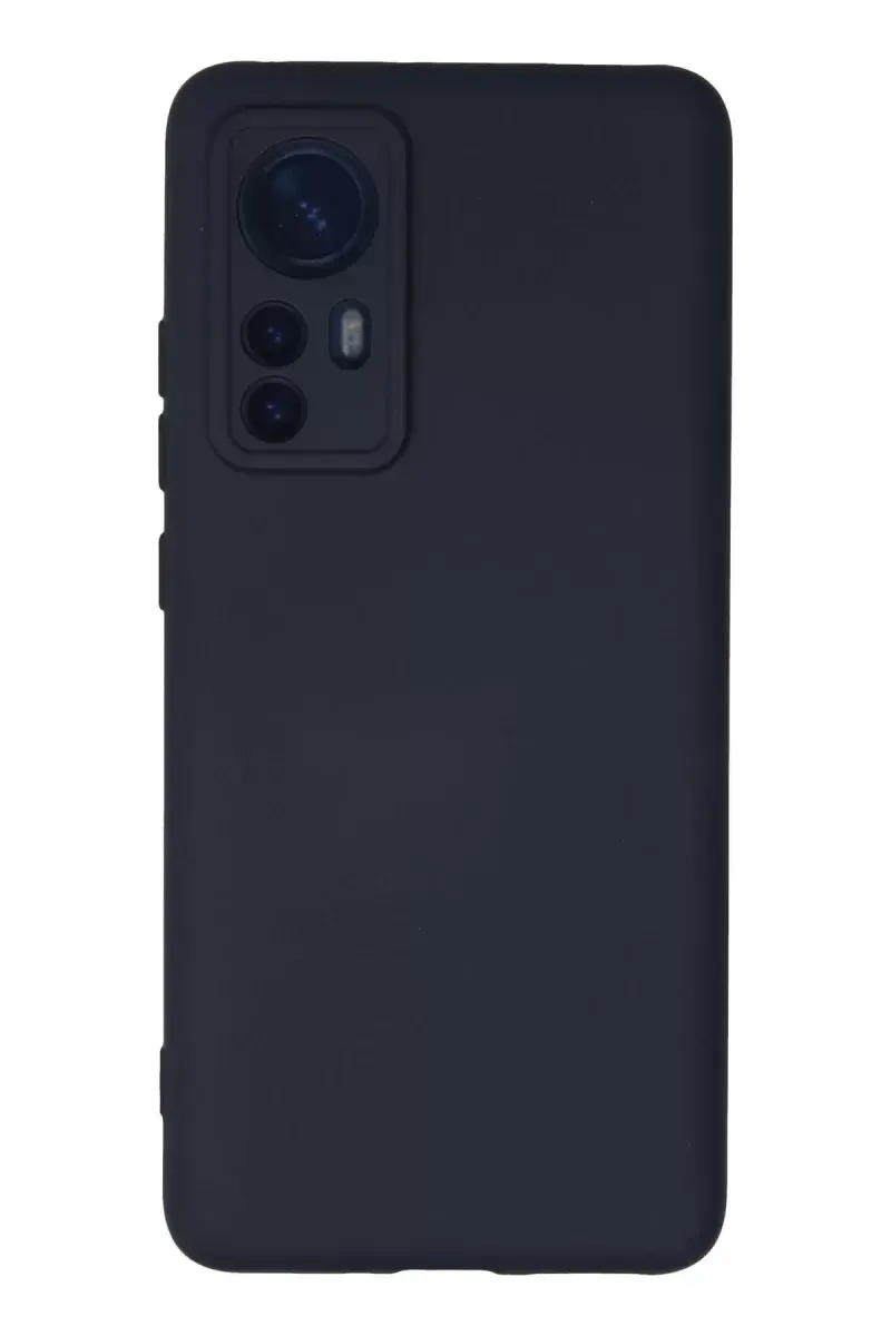 Newface Xiaomi Mi 12 Kılıf Nano İçi Kadife Silikon - Lacivert