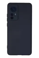 Newface Xiaomi Mi 12 Kılıf Nano İçi Kadife Silikon - Lacivert