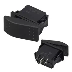 Powermaster Sembolsüz Işıksız Yaylı 3 Pinli On-off 12-24v Marin Switch