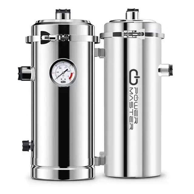 Powermaster Pm-28652 Ana Hat Su Arıtma Sistemi 3.000 L/saat Paslanmaz Çelik Gövdeli Yıkanabilir Uf-pvdf Filtreli
