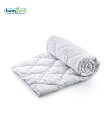 Babyjem Mikrofiber Bebe Yorganı Beyaz