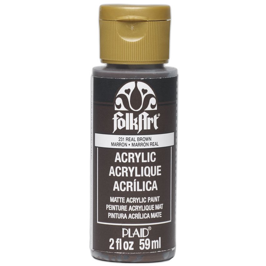 Folkart Akrilik Boya 59 ml - 231 Real Brown