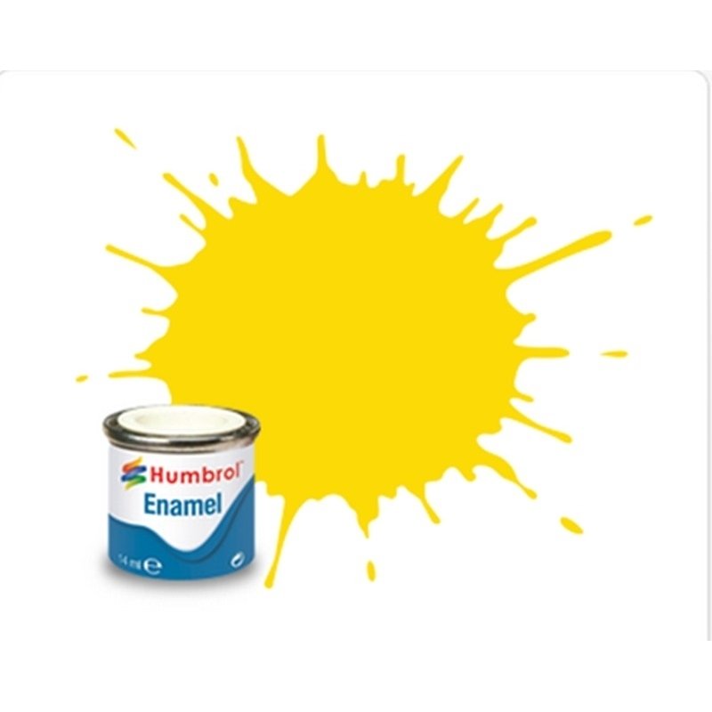 Enamel Maket Boyası - Yellow Gloss- 14ml - N:69