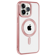 İphone 14 Pro Kılıf Kronos Magsafe Kapak - Rose Gold