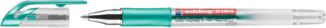 2185 Jel Roller Kalem - 0.7mm - Metalik Yeşil