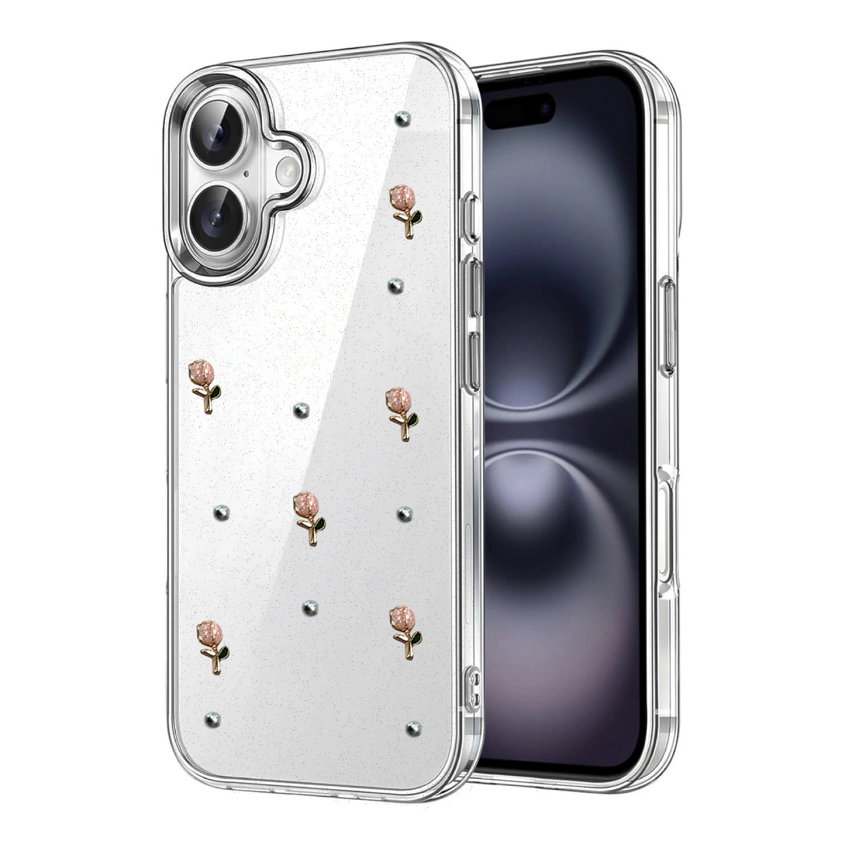 İphone 16 Plus Fiyonk Desenli Kapak - Desen 6