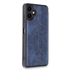Samsung Galaxy A06 Kılıf Flip Cover - Lacivert