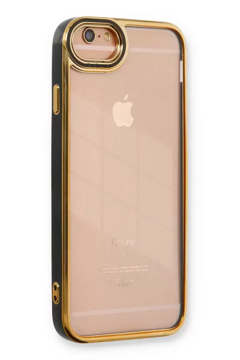 Newface İphone 6 Kılıf Liva Lens Silikon - Siyah