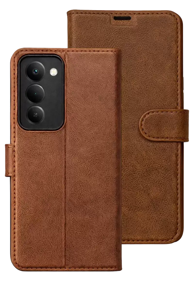 Newface Xiaomi Redmi 15 5g Trend S Plus Kapaklı Kılıf - Taba