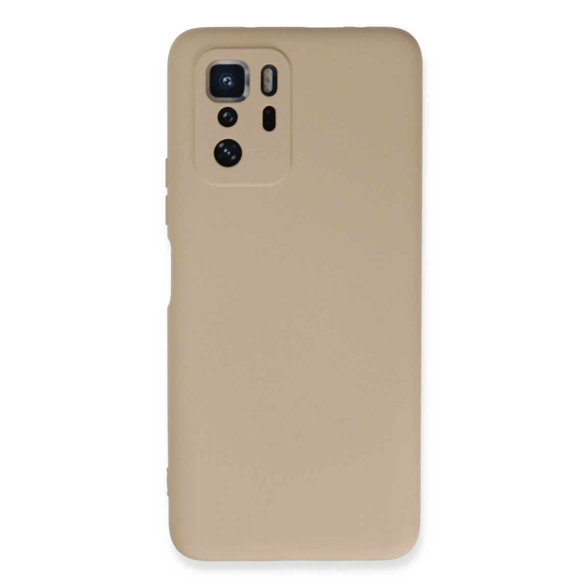 Xiaomi Poco X3 Gt Kılıf Nano İçi Kadife Silikon - Pudra