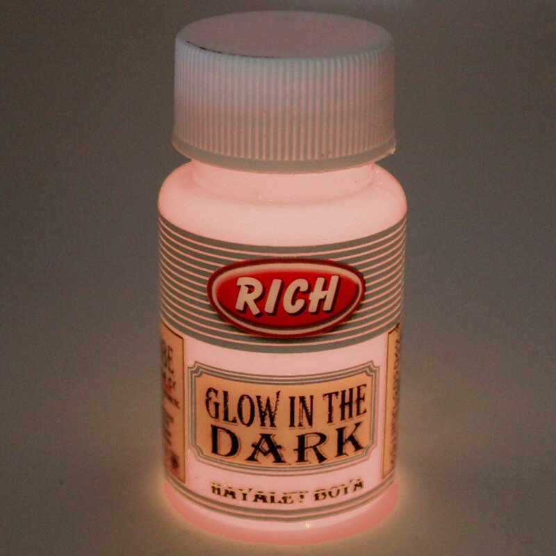 Glow in the Dark Gece Parlayan Hayalet Boya 50cc Pembe