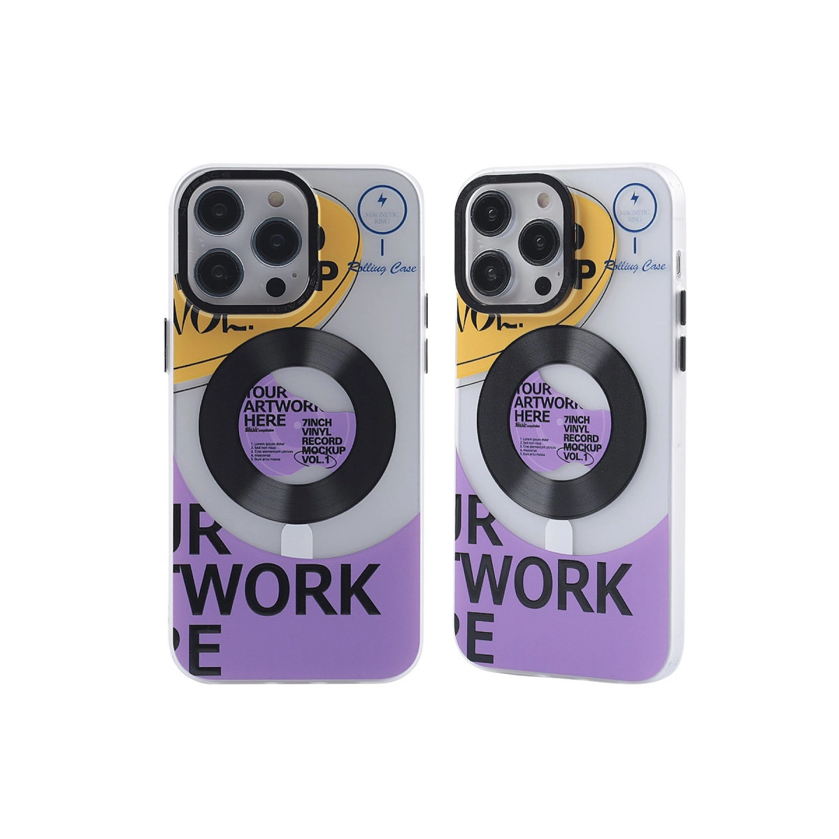 İphone 13 Pro Kılıf Apollo Magneticsafe Desenli Kapak - Apollo Şeffaf - 6