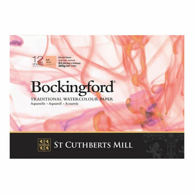 Bockingford Hot Press Suluboya Blok A4 300gr 12 Yaprak