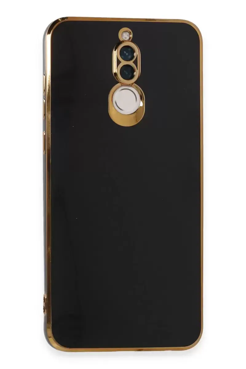 Newface Huawei Mate 10 Lite Kılıf Volet Silikon - Siyah