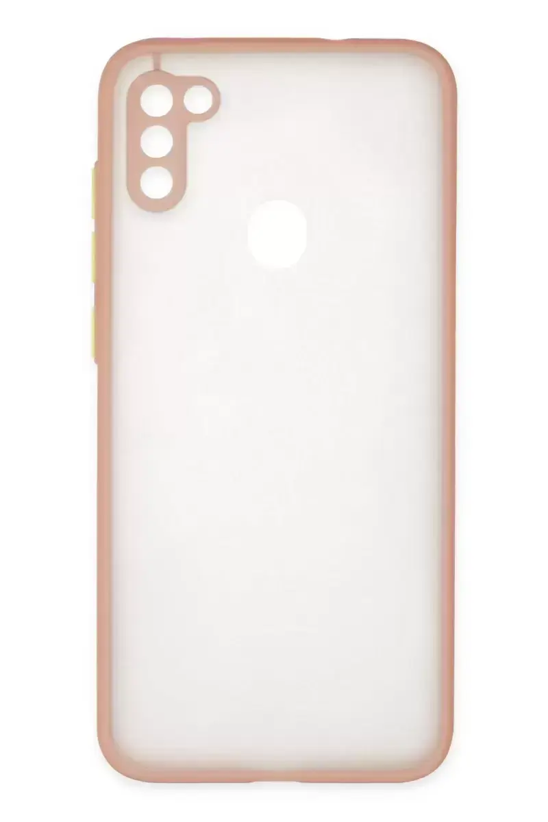 Newface Samsung Galaxy A11 Kılıf Montreal Silikon Kapak - Pembe