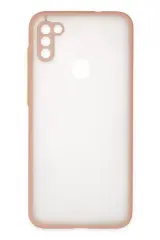 Newface Samsung Galaxy A11 Kılıf Montreal Silikon Kapak - Pembe