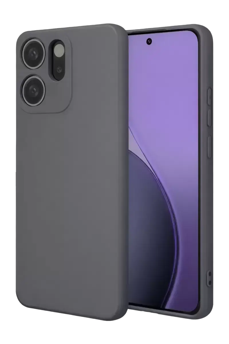 Newface Oppo Reno 14f First Silikon - Gri