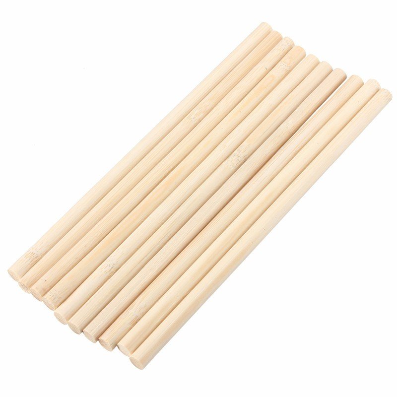 Bambu Yuvarlak Çıta 1 Metre - 1mm (10lu Paket)