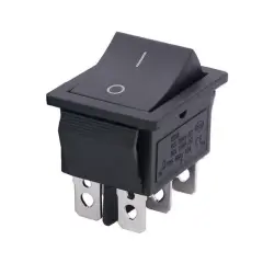 Geniş Işıksız 6p (on/off) Açma Kapama Anahtarı Ic-109a