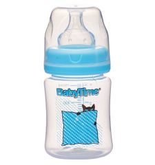 BabyTime BT076 Geniş Ağız Pp Biberon 150Cc - Mavi