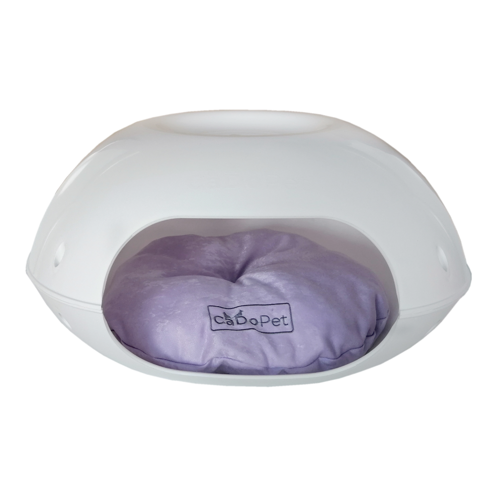 Cado Pet Kedi Köpek Yuvası Ufo 45X45X27 cm Beyaz