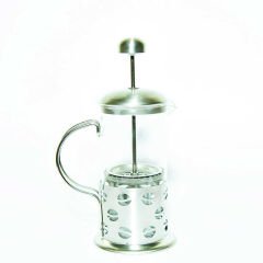French Press Bitki Çayı Cam Demliği 02 350 ML