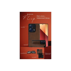 İphone 14 Kılıf Flip Cover - Siyah