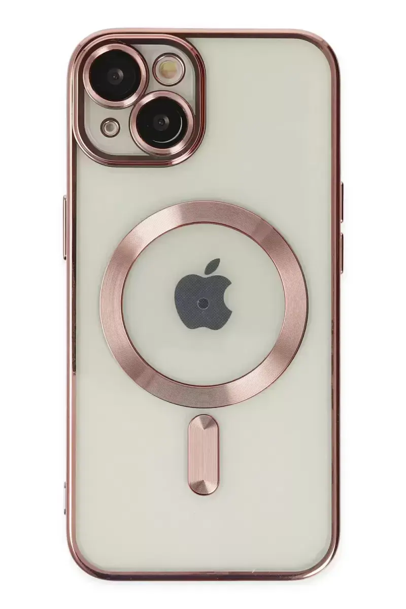 Newface Apple İphone 14 Kılıf Kross Magneticsafe Kapak - Rose
