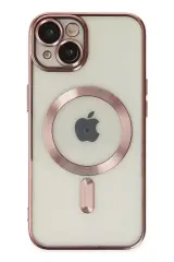 Newface Apple İphone 14 Kılıf Kross Magneticsafe Kapak - Rose