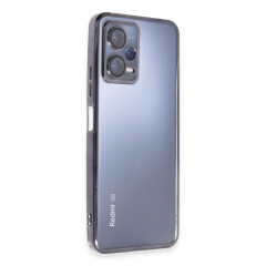 Xiaomi Redmi Note 12 Pro 5g Kılıf Razer Lensli Silikon - Siyah
