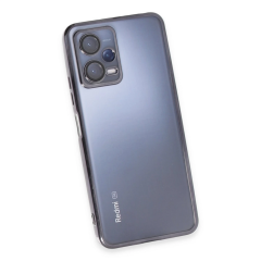 Xiaomi Redmi Note 12 Pro 5g Kılıf Razer Lensli Silikon - Siyah