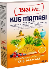 Biolive  Yumurtalı ve Meyveli Kuş Maması 100 gr