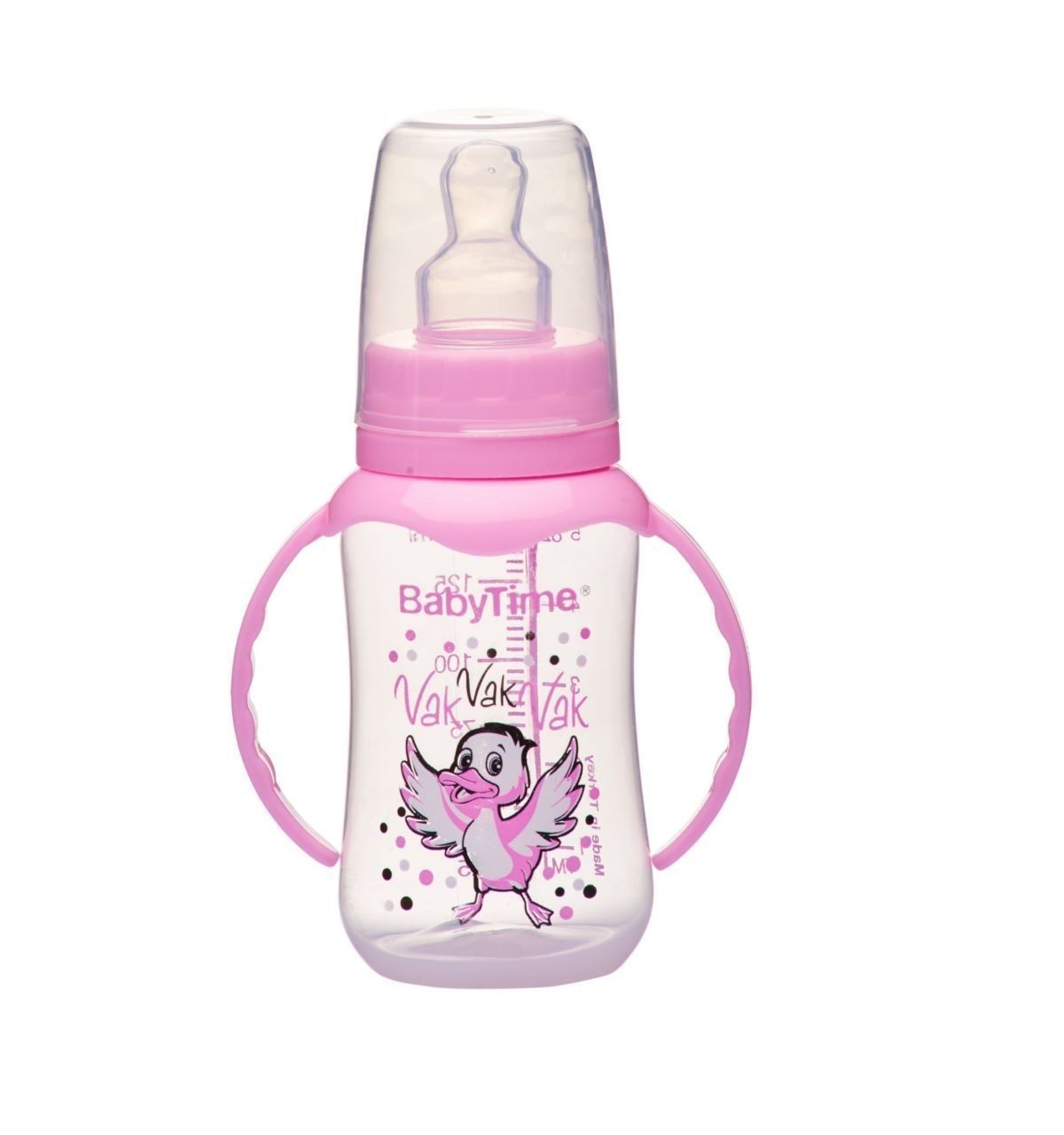 BabyTime BT070 Kulplu PP Biberon 150cc - Mor