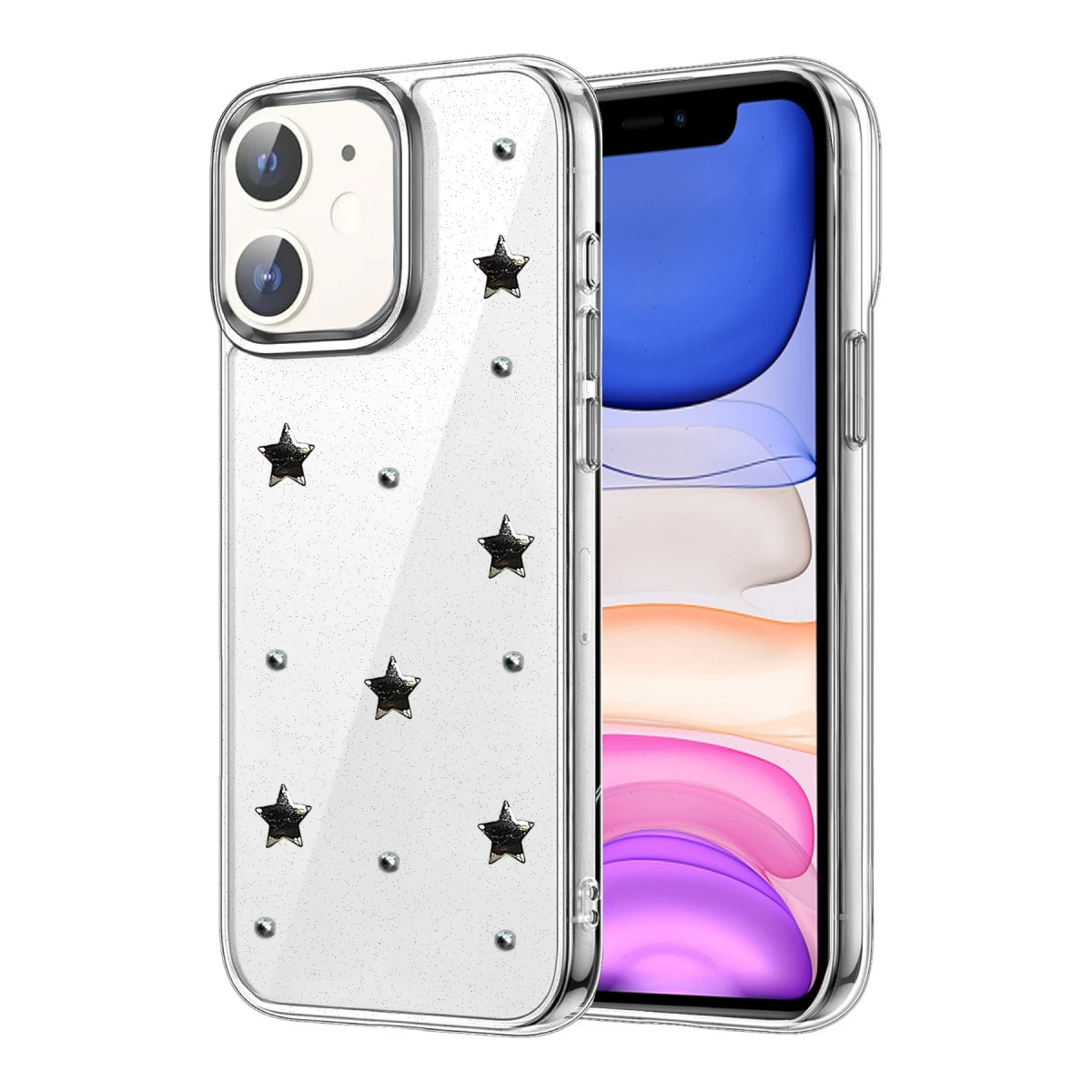 İphone 12 Fiyonk Desenli Kapak - Desen 4