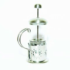 French Press Bitki Çayı Cam Demliği 03 350 ML