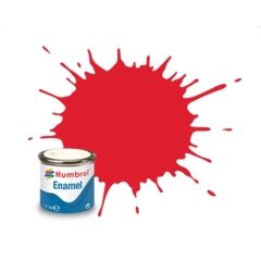 Enamel Maket Boyası - Bright Red Gloss - 14ml - N:19