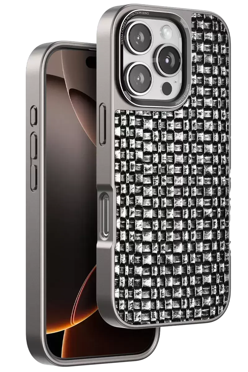 Venco İphone 16 Pro Max Brand Kapak - Gümüş