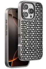 Venco İphone 16 Pro Max Brand Kapak - Gümüş