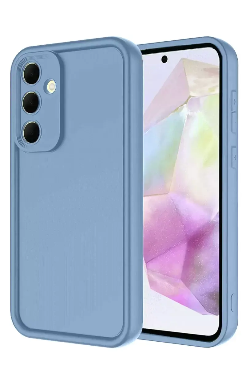 Newface Samsung Galaxy A17 5g Viera Silikon - Mavi