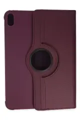 Newface Apple İpad 2022 10.9 (10.nesil) Kılıf 360 Tablet Deri Kılıf - Mürdüm